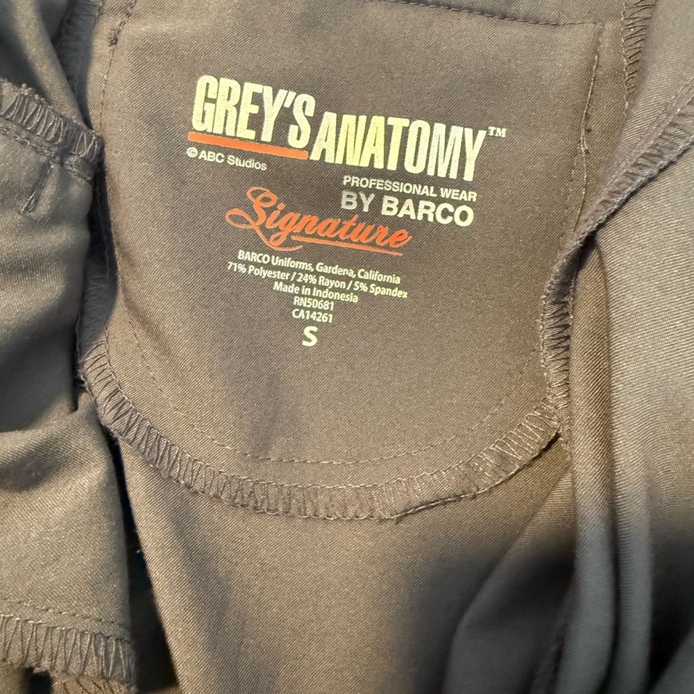 Grey's Anatomy by Barco Scrub Pants, Size S